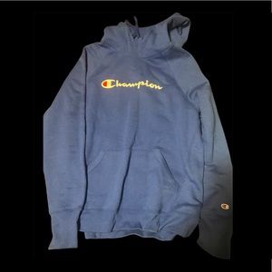 Medium size cowl neck medium women champions hoodie.